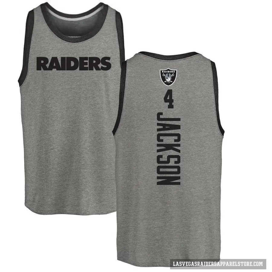 Youth ＃4 Shedrick Jackson Las Vegas Raiders Ash Backer Tank Top